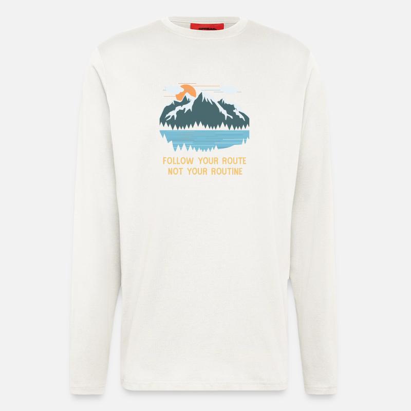 mountains - Longsleeve - made by SPREAD  - OFF WHITE
