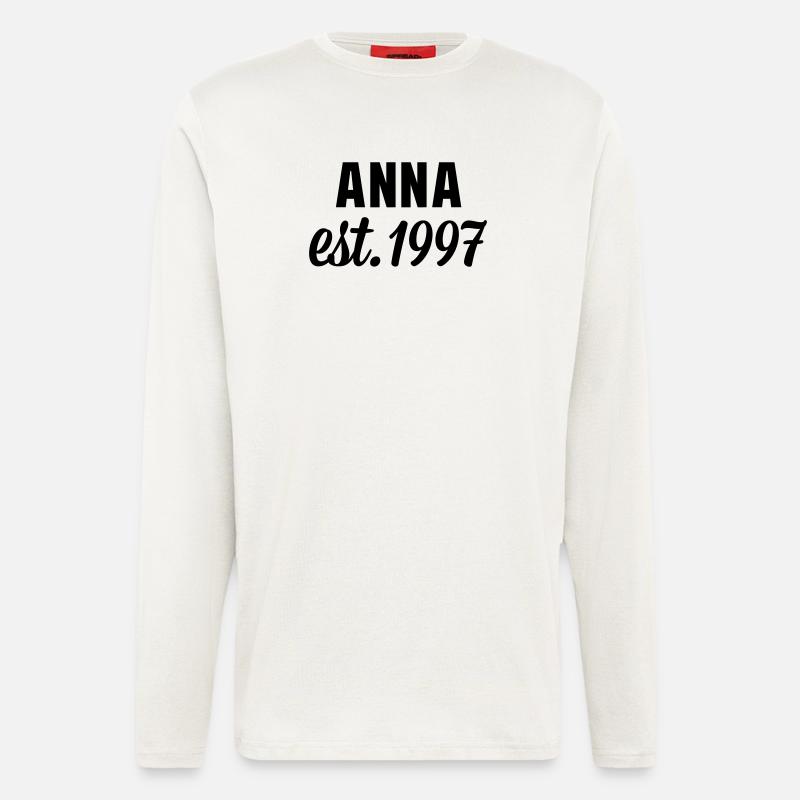 Anna est 1997 - Langarmshirt - made by SPREAD  - OFF WHITE
