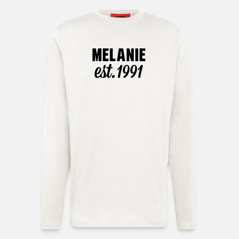 Melanie est 1991 - Langarmshirt - made by SPREAD  - OFF WHITE
