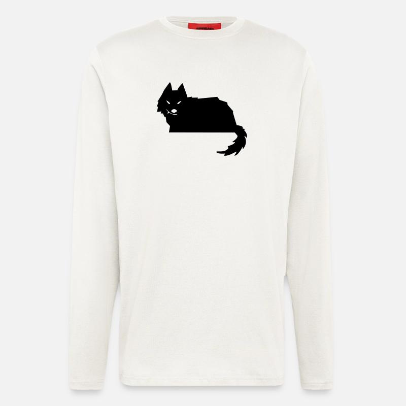 Wolf - Langarmshirt - made by SPREAD  - OFF WHITE
