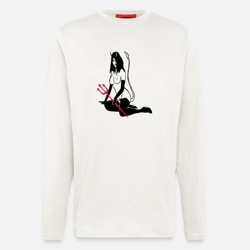 Teufelchen - Langarmshirt - made by SPREAD  - OFF WHITE