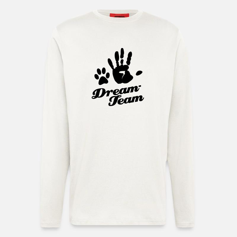 Dream-Team Dog Owner - Longsleeve - made by SPREAD  - OFF WHITE