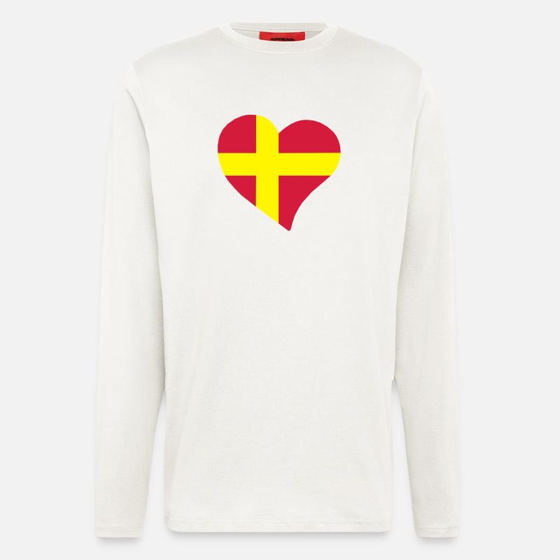  herz - Langarmshirt - made by SPREAD  - OFF WHITE