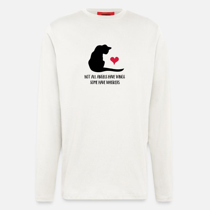 Katze - Langarmshirt - made by SPREAD  - OFF WHITE