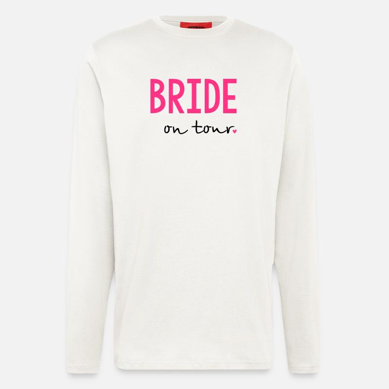Bride on Tour Junggesellinnenabschied - Langarmshirt - made by SPREAD  - OFF WHITE