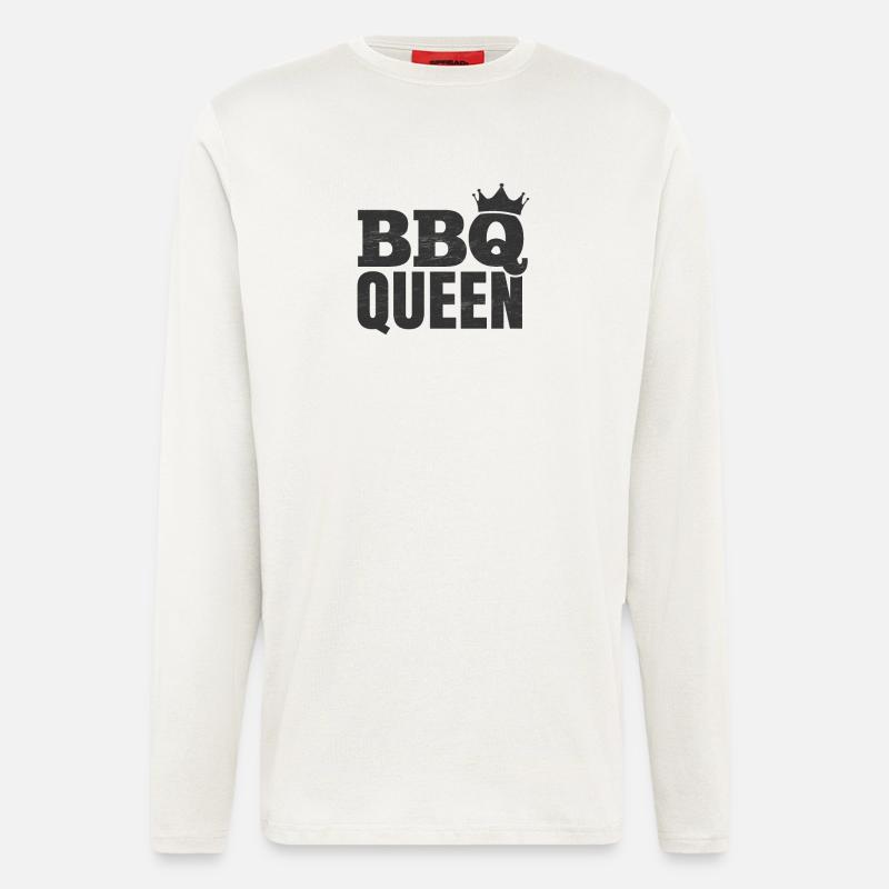 BBQ Queen - Langarmshirt - made by SPREAD  - OFF WHITE