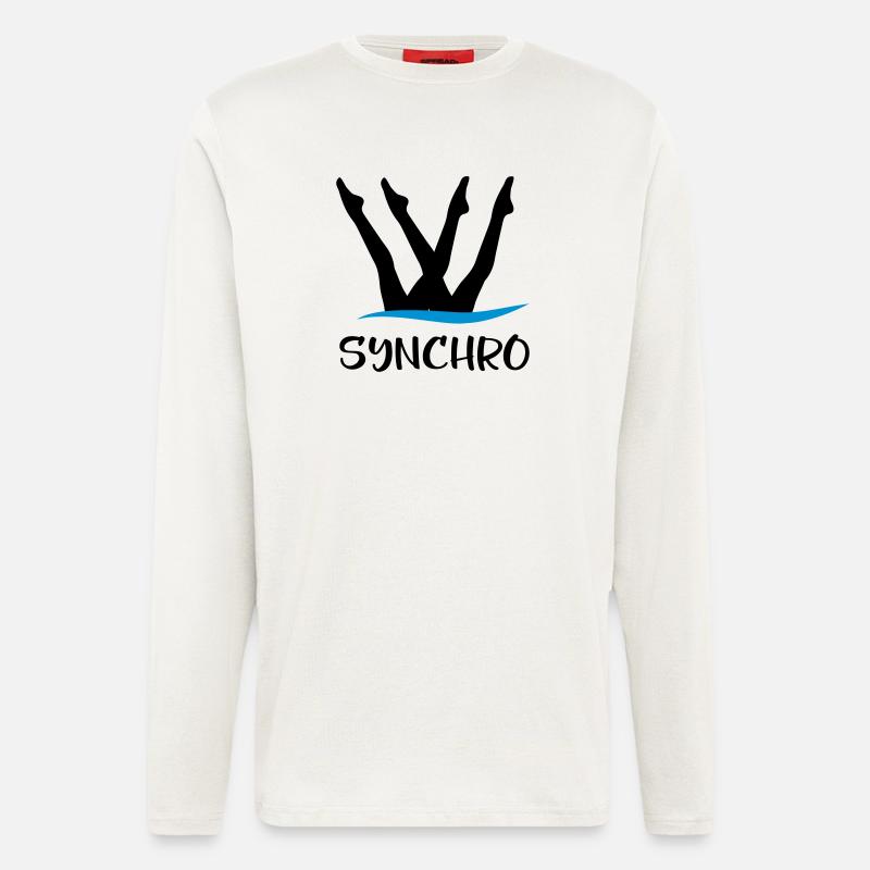 Synchronschwimmen - Langarmshirt - made by SPREAD  - OFF WHITE