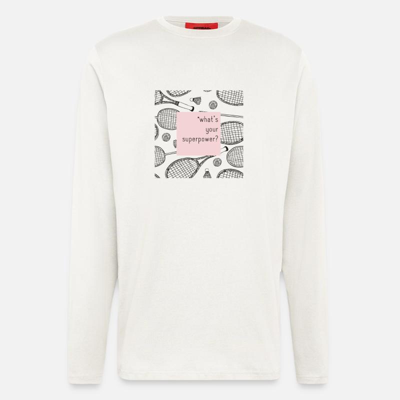 superpower - Langarmshirt - made by SPREAD - OFF WHITE
