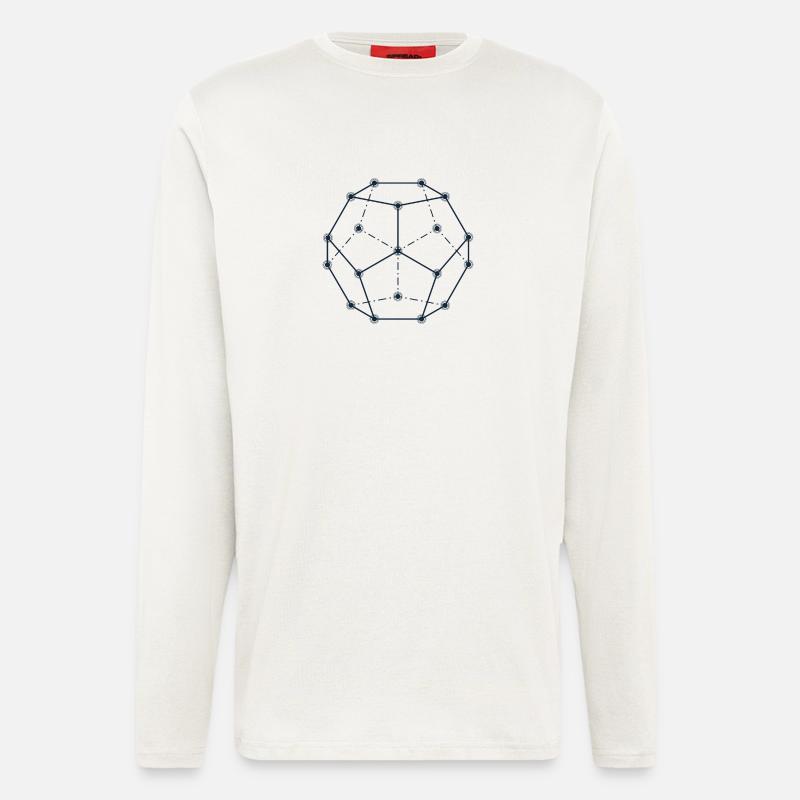 Geometric Constellation Pattern - Longsleeve - made by SPREAD  - OFF WHITE