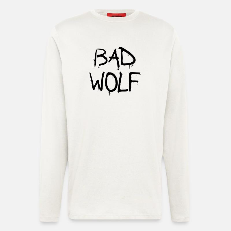 bad wolf - Longsleeve - made by SPREAD  - OFF WHITE
