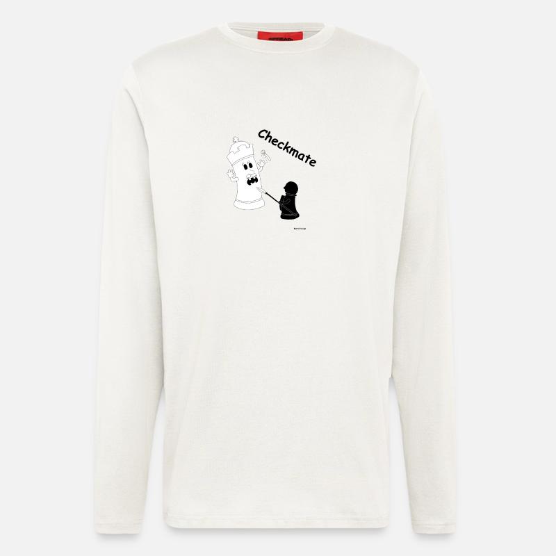 Checkmate / Schachmatt - Langarmshirt - made by SPREAD  - OFF WHITE