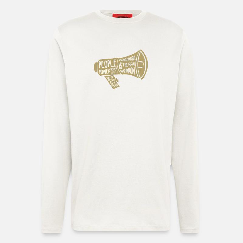 Propaganda ! - Langarmshirt - made by SPREAD  - OFF WHITE
