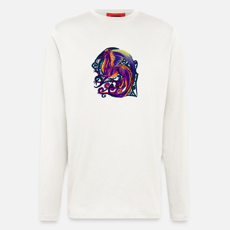 Drachen - Langarmshirt - made by SPREAD  - OFF WHITE