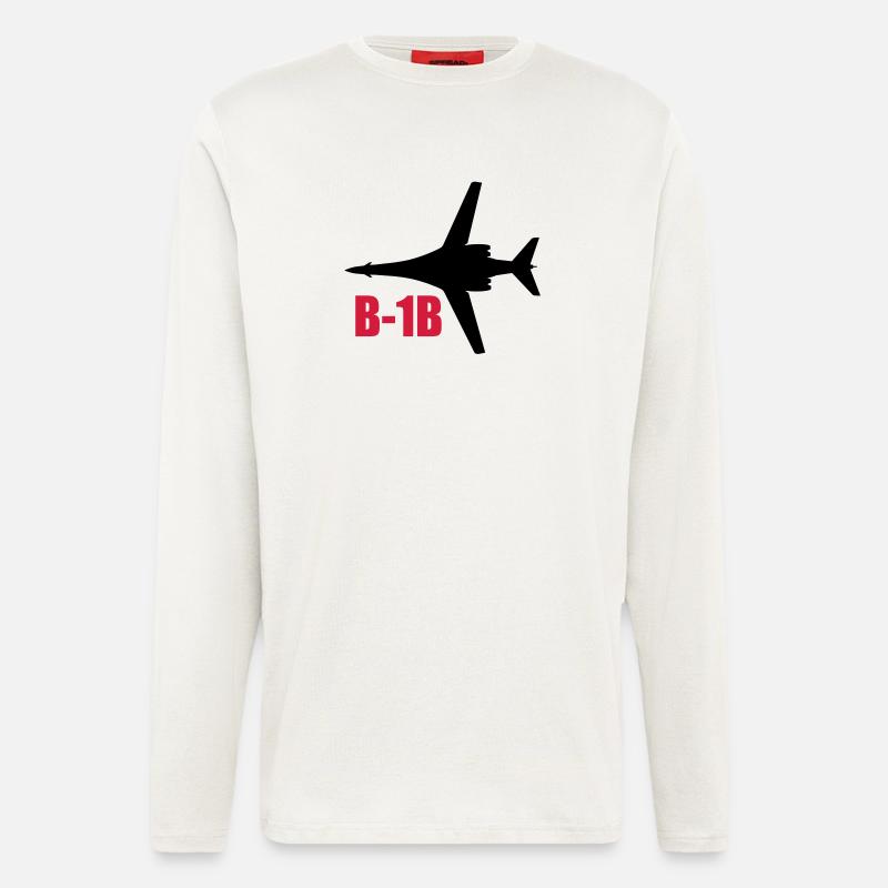 B-1B - Langarmshirt - made by SPREAD  - OFF WHITE