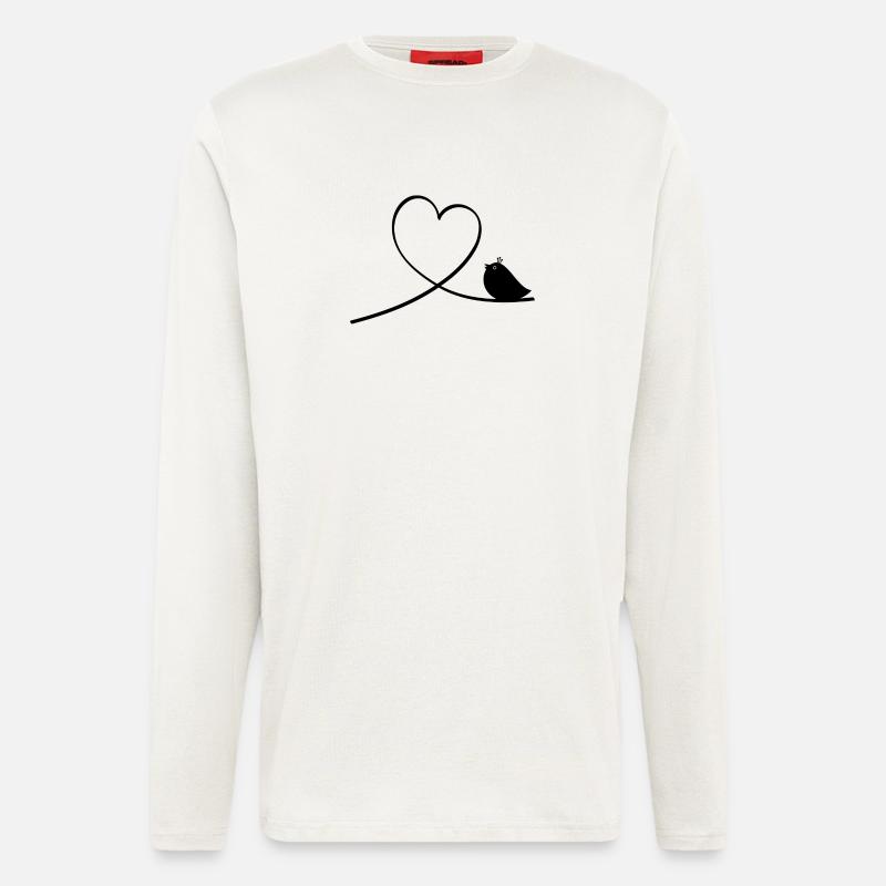 Vogel - Langarmshirt - made by SPREAD  - OFF WHITE