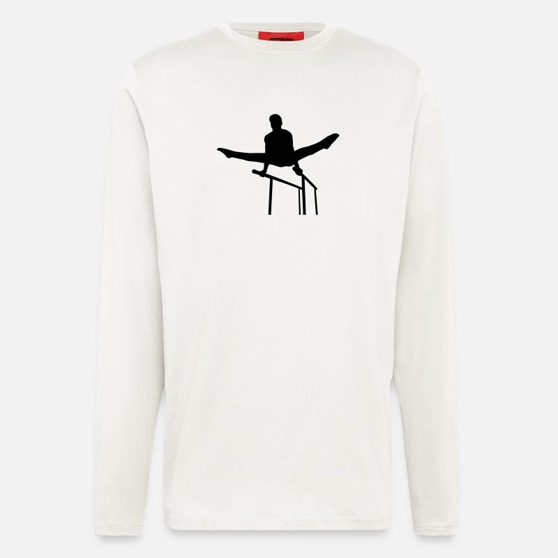 Gymnastics guy - Gymnastik guy - Langarmshirt - made by SPREAD  - OFF WHITE