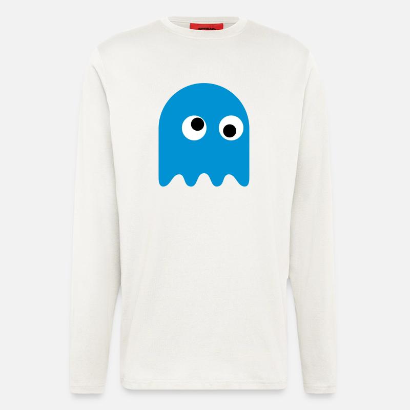 Game Classics Ghost - Langarmshirt - made by SPREAD - OFF WHITE