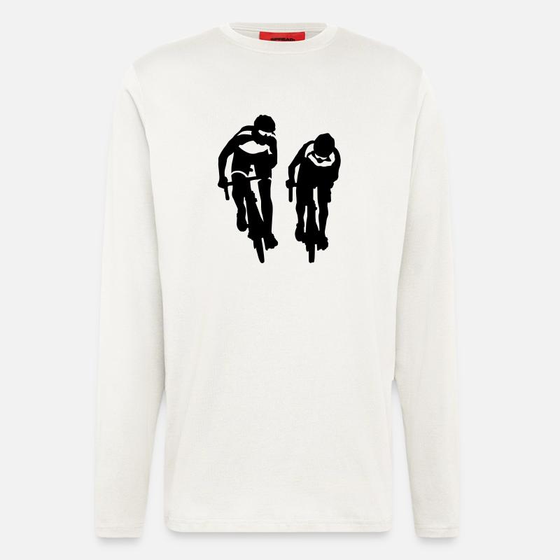 Rennrad - Langarmshirt - made by SPREAD  - OFF WHITE