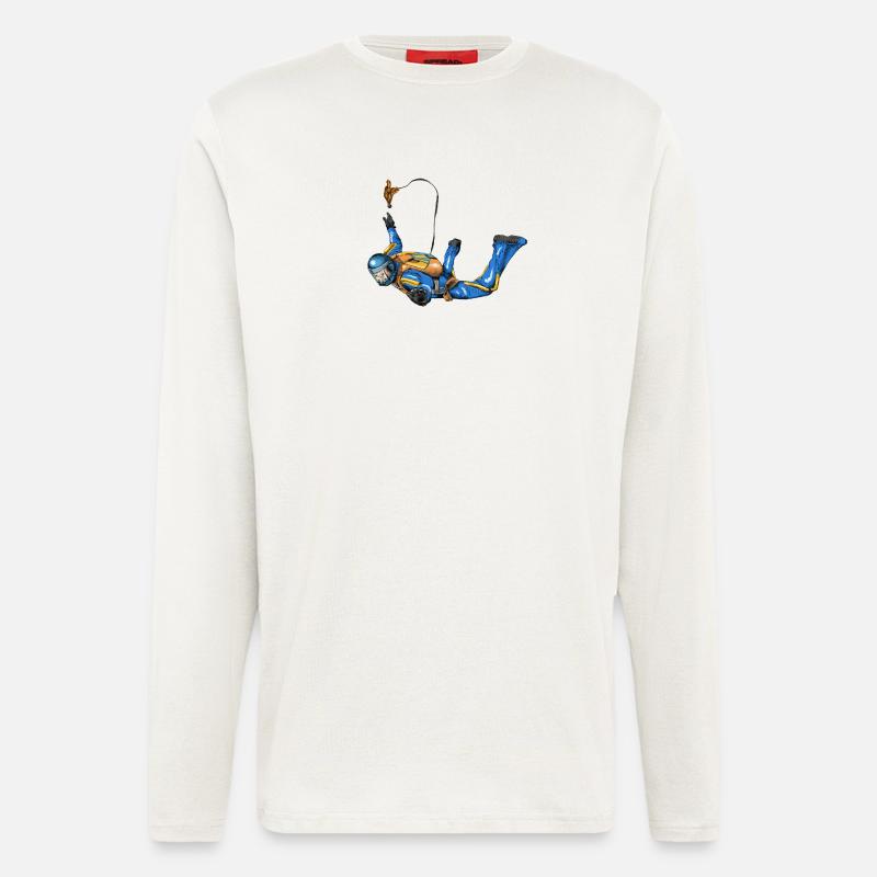 skydiver - Langarmshirt - made by SPREAD  - OFF WHITE