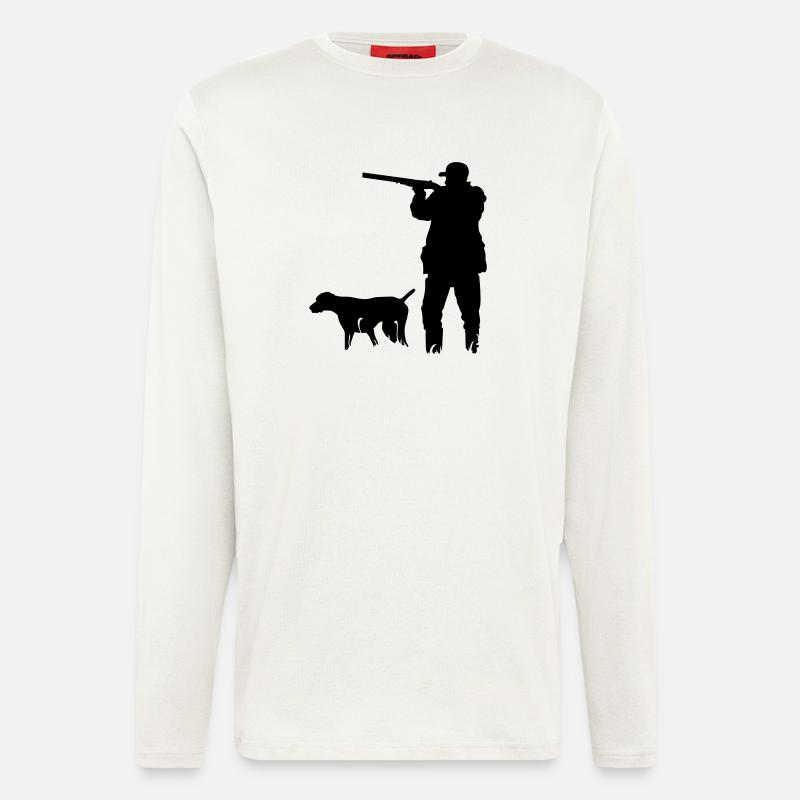 Jäger - Langarmshirt - made by SPREAD  - OFF WHITE