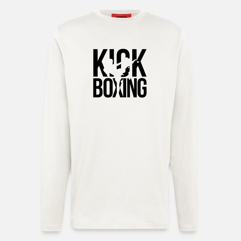 kick boxing - Longsleeve - made by SPREAD  - OFF WHITE