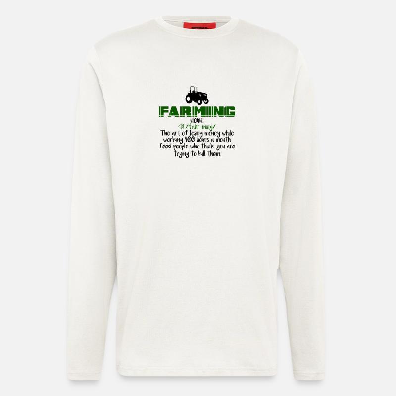 Farming Definition - Longsleeve - made by SPREAD  - OFF WHITE