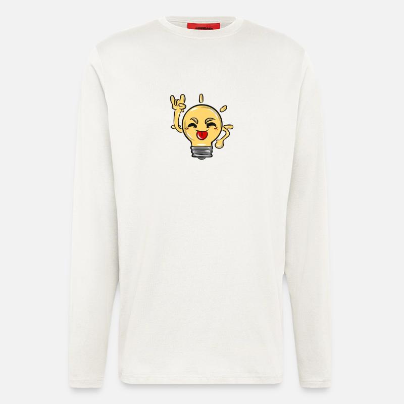 Light bulb - Longsleeve - made by SPREAD  - OFF WHITE