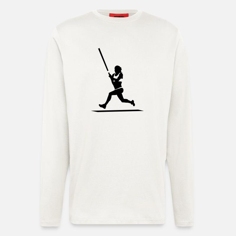 Stabhochsprung - Langarmshirt - made by SPREAD  - OFF WHITE