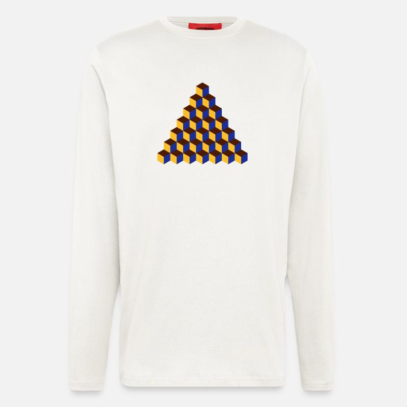 Muster (7) - Langarmshirt - made by SPREAD - OFF WHITE