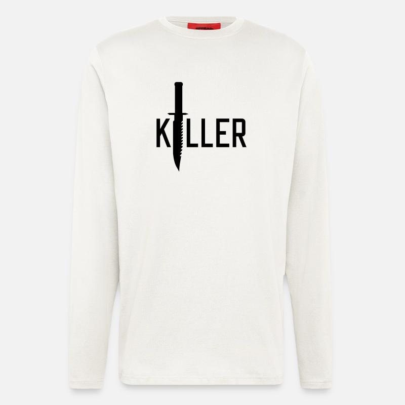 Killer - Langarmshirt - made by SPREAD  - OFF WHITE