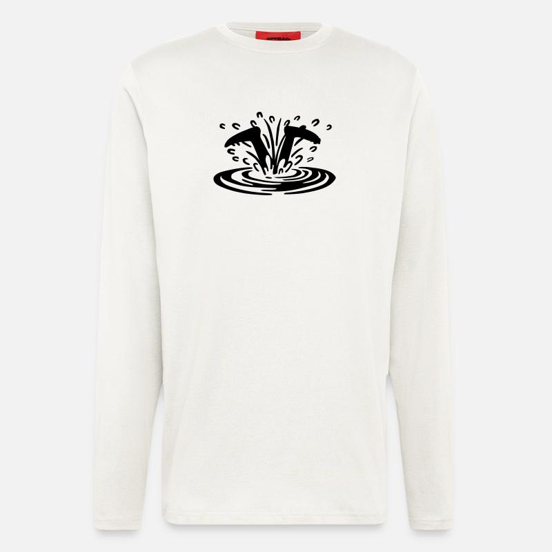 Taucher - Langarmshirt - made by SPREAD  - OFF WHITE
