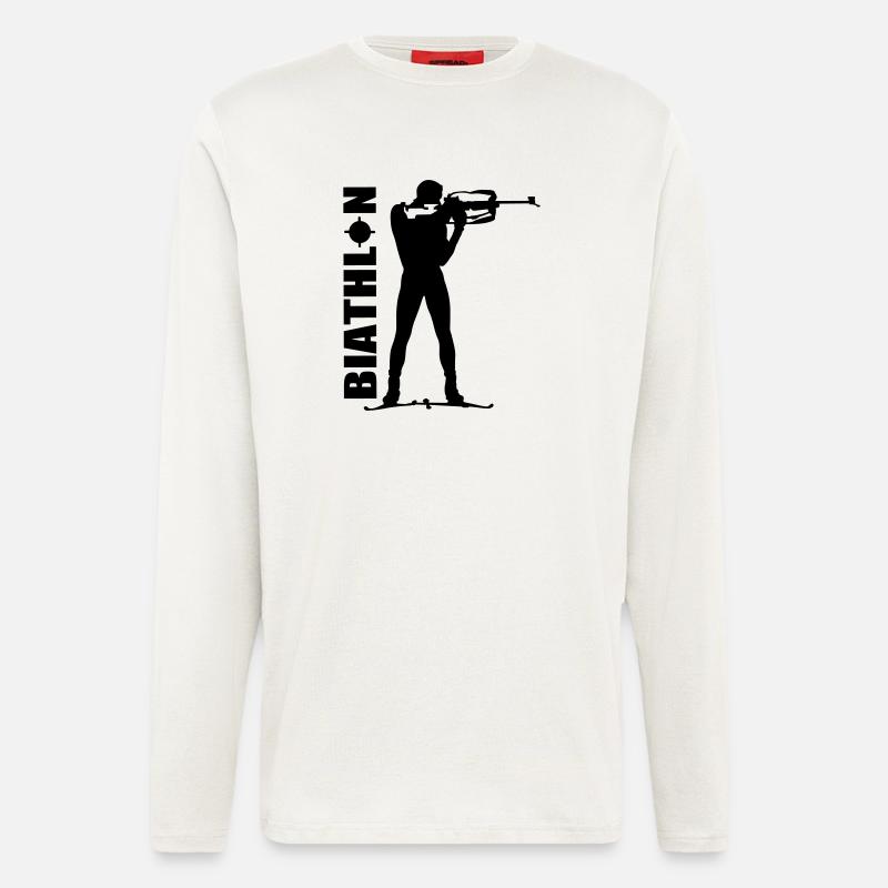Biathlon - Langarmshirt - made by SPREAD  - OFF WHITE