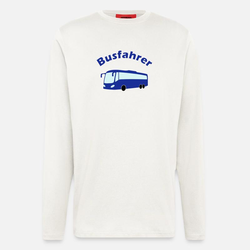 Busfahrer Design - Langarmshirt - made by SPREAD  - OFF WHITE