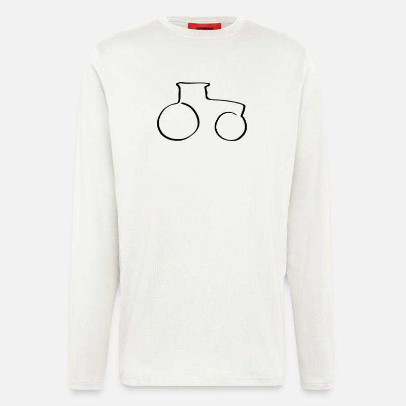 Linientraktor - Langarmshirt - made by SPREAD  - OFF WHITE