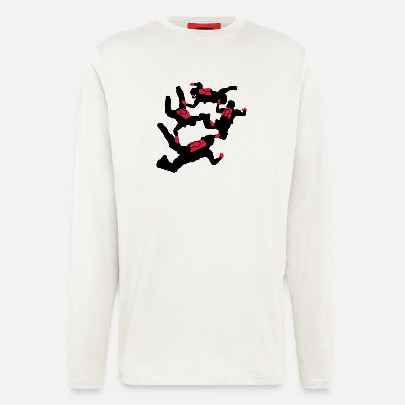 skydive - Langarmshirt - made by SPREAD  - OFF WHITE