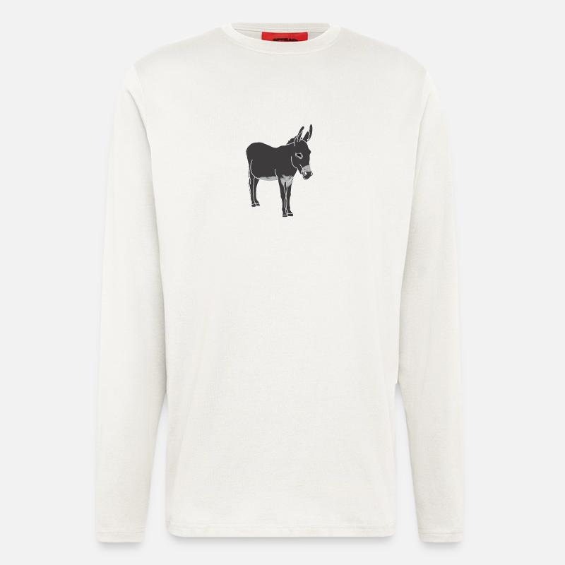 Esel - Langarmshirt - made by SPREAD  - OFF WHITE