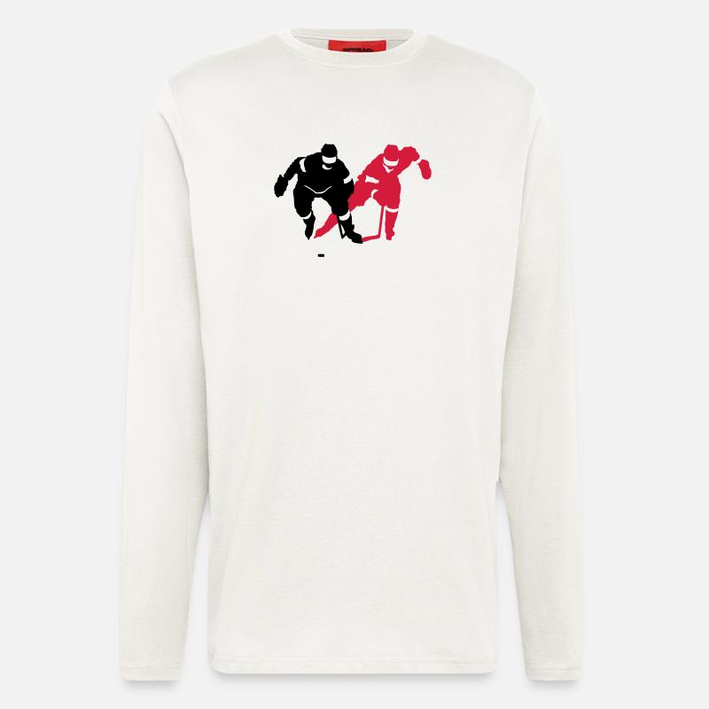 Eishockey - Langarmshirt - made by SPREAD  - OFF WHITE