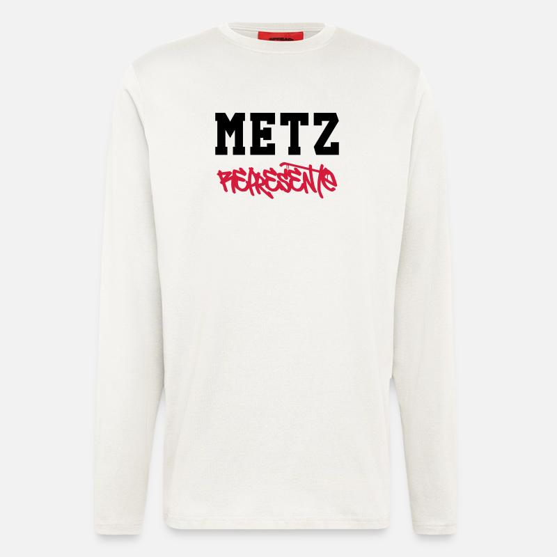 Metz Vertretungen! - Langarmshirt - made by SPREAD  - OFF WHITE