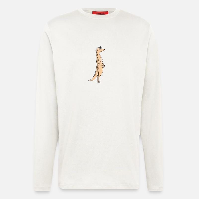 Erdmännchen - Langarmshirt - made by SPREAD  - OFF WHITE