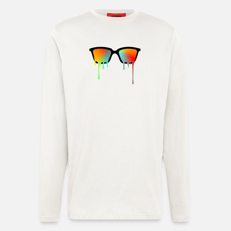 sunglasses - Longsleeve - made by SPREAD  - OFF WHITE