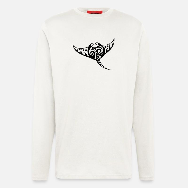 Manta Rochen - Langarmshirt - made by SPREAD  - OFF WHITE