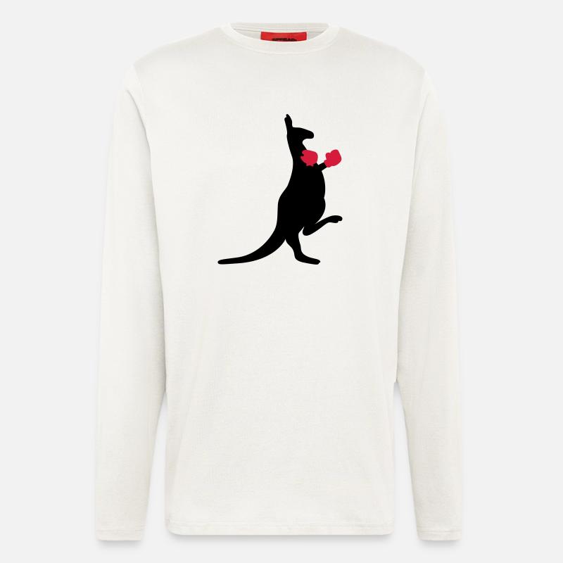 Känguru - Langarmshirt - made by SPREAD  - OFF WHITE