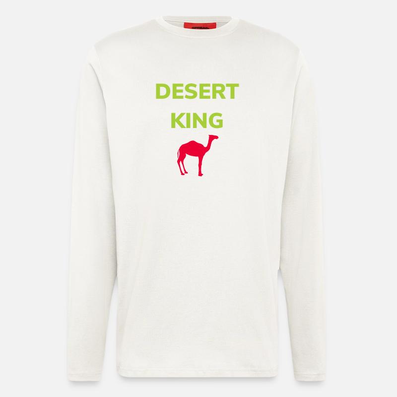 Camel Desert Morocco Camel - Longsleeve - made by SPREAD  - OFF WHITE