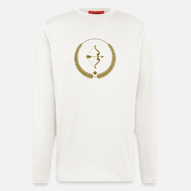 Archery / Bogenschießen / Tir à l'arc - Langarmshirt - made by SPREAD  - OFF WHITE