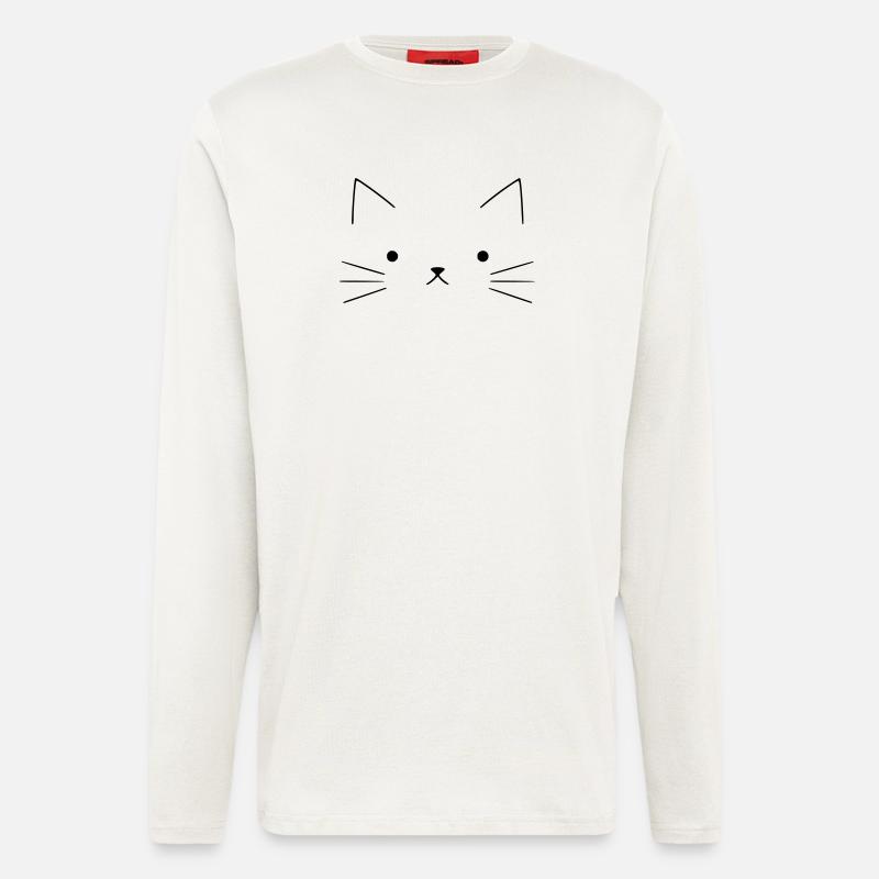 Katze | Cat - Langarmshirt - made by SPREAD  - OFF WHITE