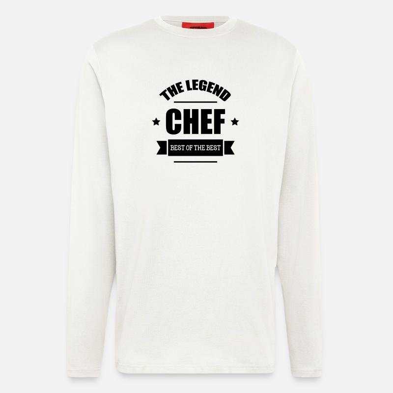 Chef cooking - Langarmshirt - made by SPREAD  - OFF WHITE