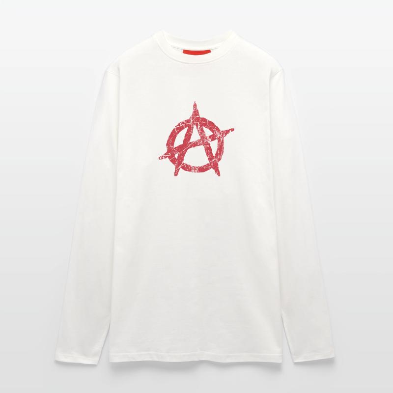 Anarchy symbol Anarchy anarchy anarchy anarchy Longsleeve - made by SPREAD 