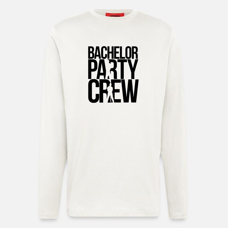 bachelor party crew - Longsleeve - made by SPREAD  - OFF WHITE