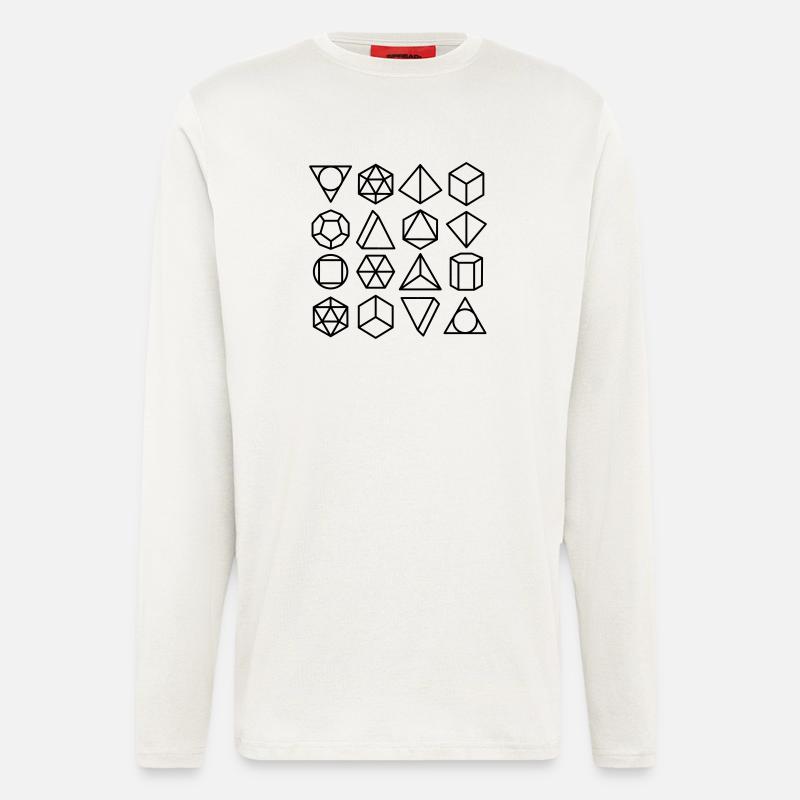 mathematical geometry - Longsleeve - made by SPREAD  - OFF WHITE