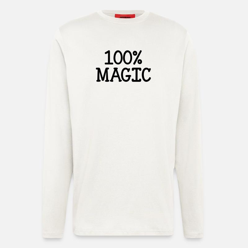 100% Magic - Langarmshirt - made by SPREAD  - OFF WHITE